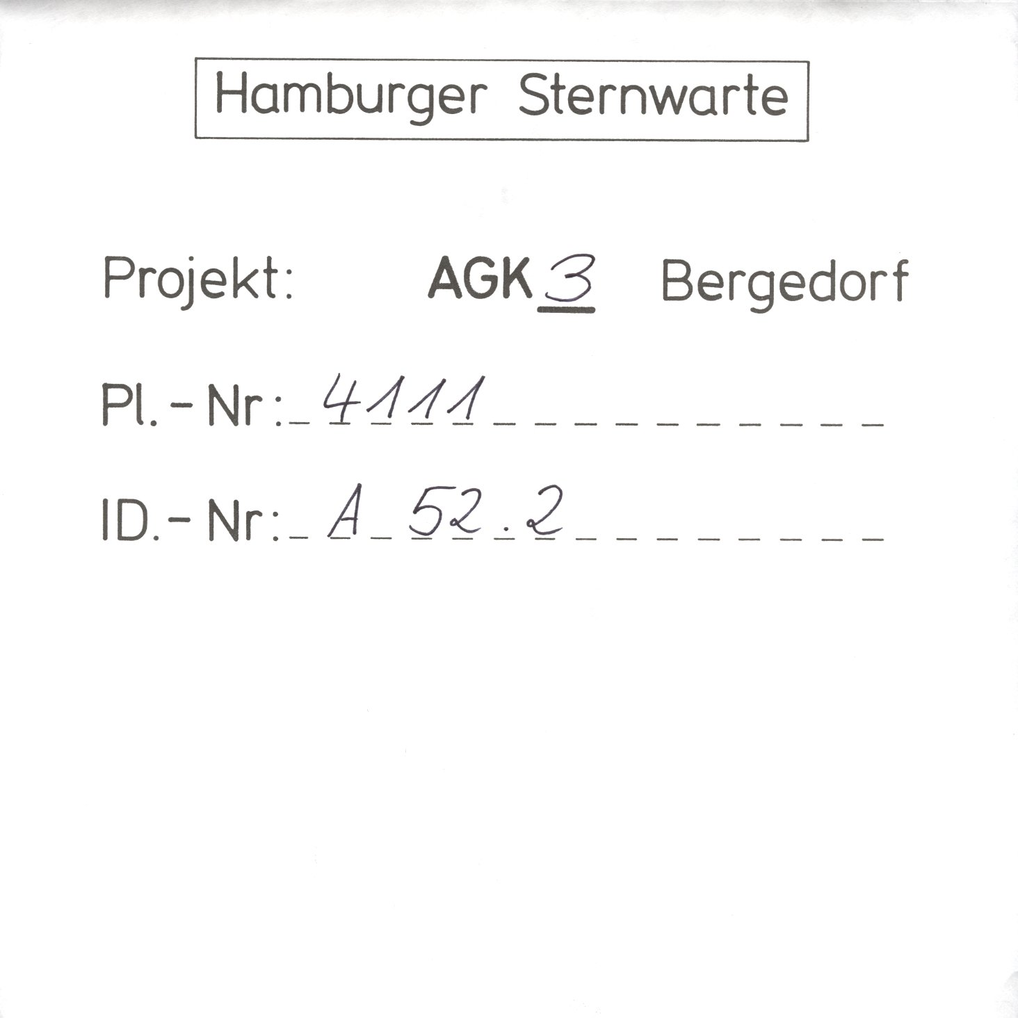 Plate envelope