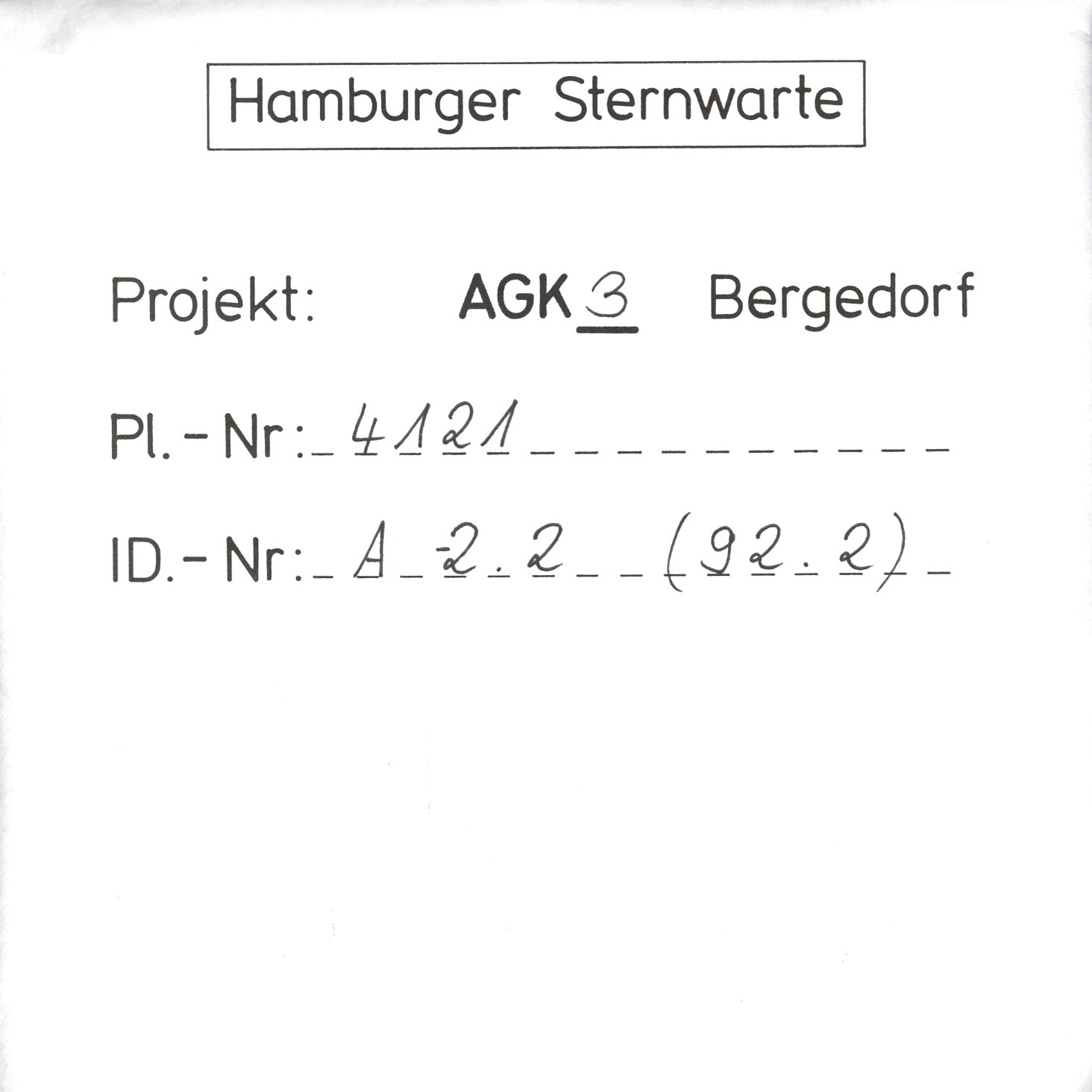 Plate envelope