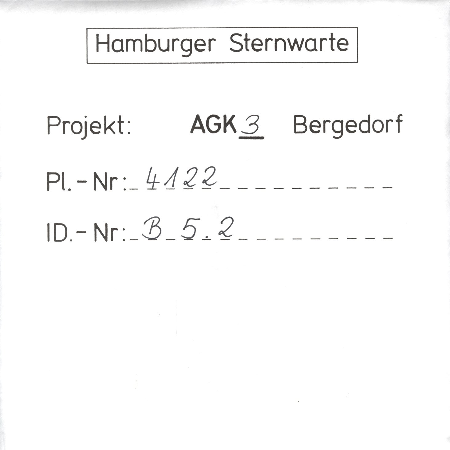 Plate envelope