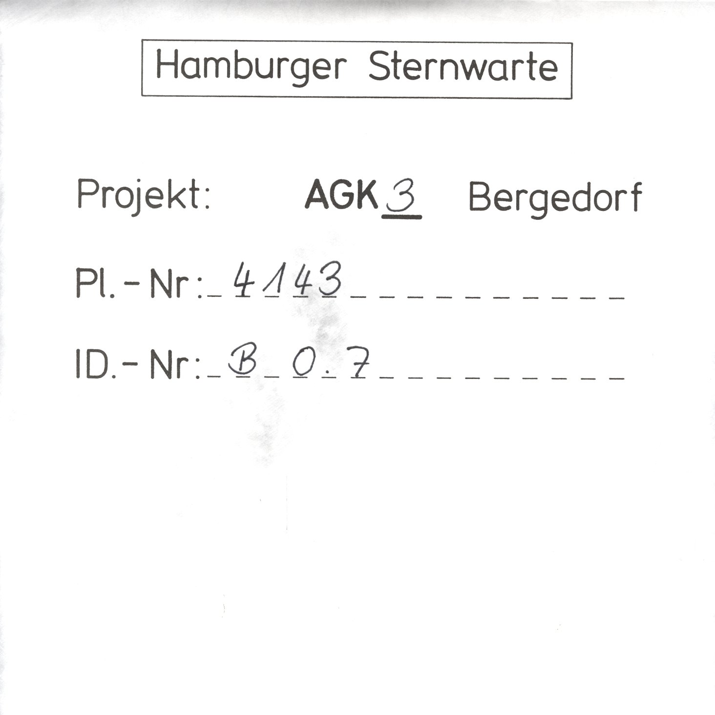 Plate envelope