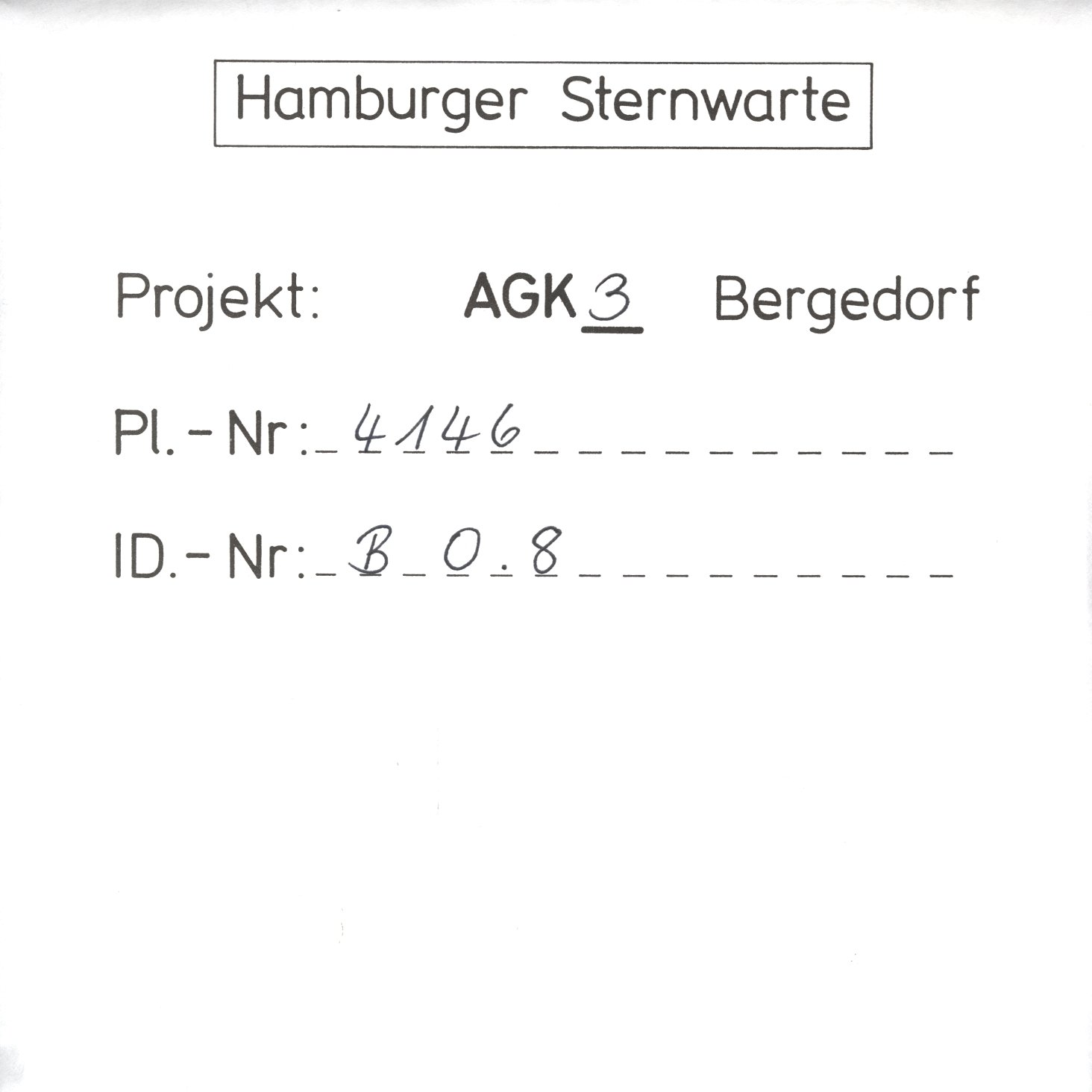 Plate envelope