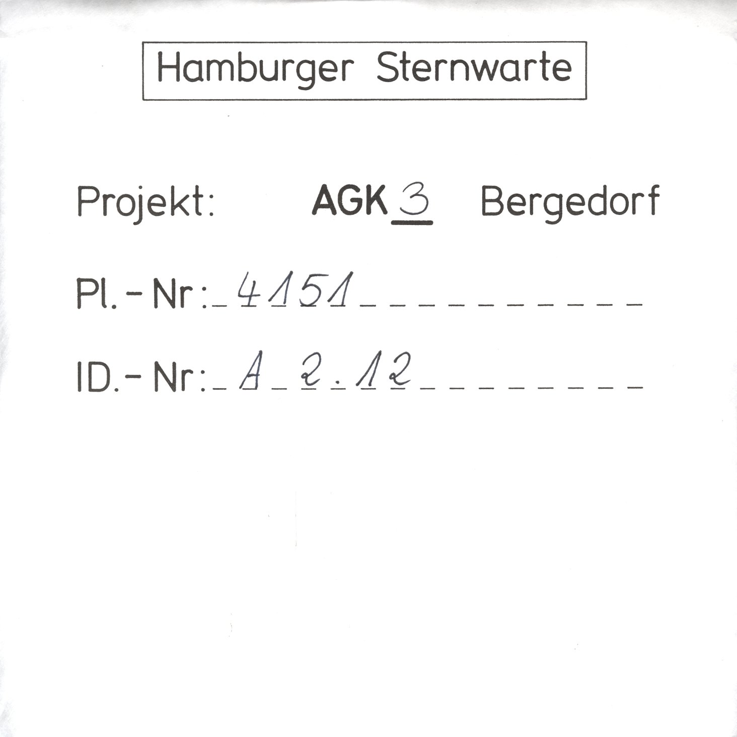 Plate envelope