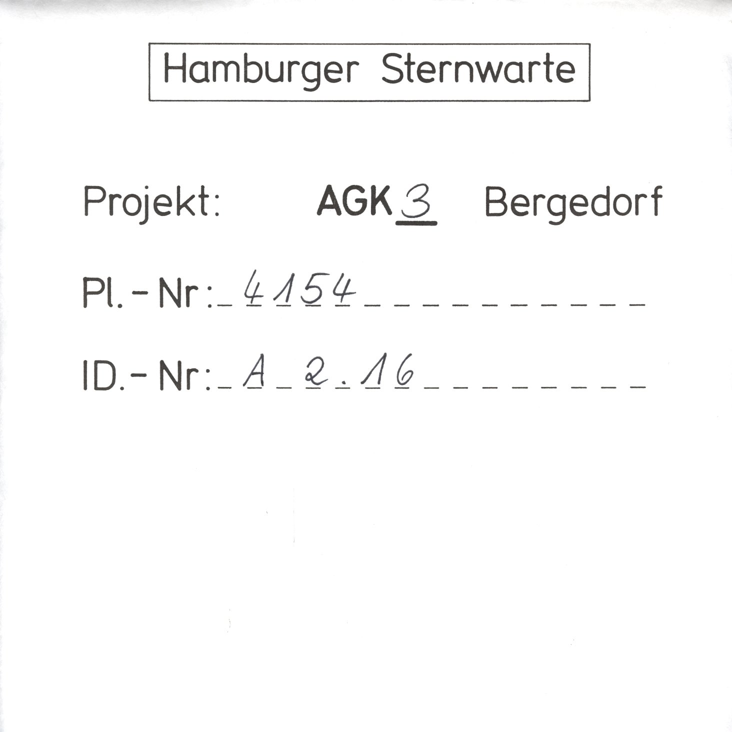 Plate envelope