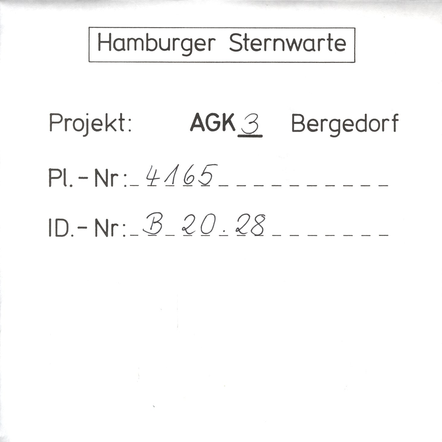 Plate envelope