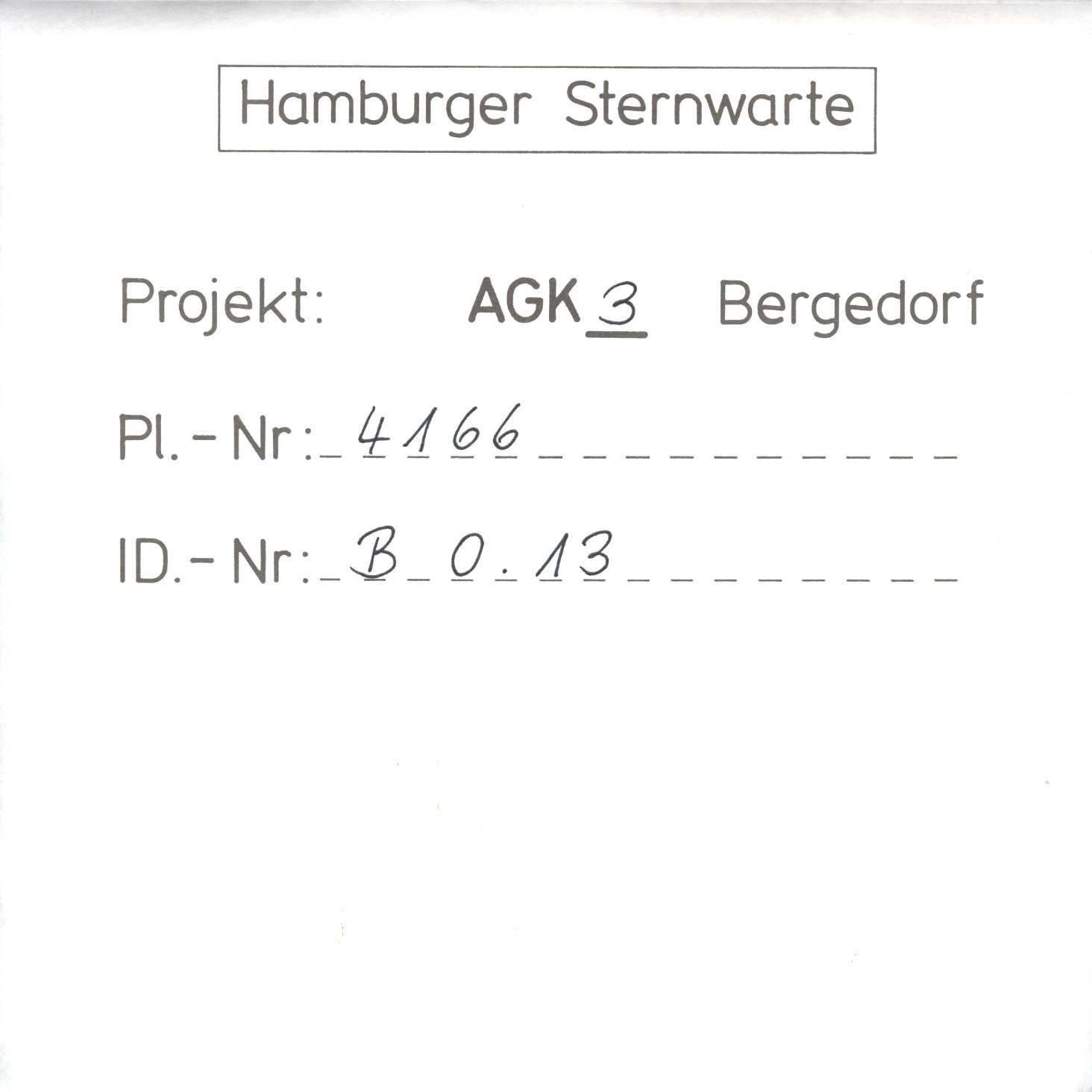 Plate envelope