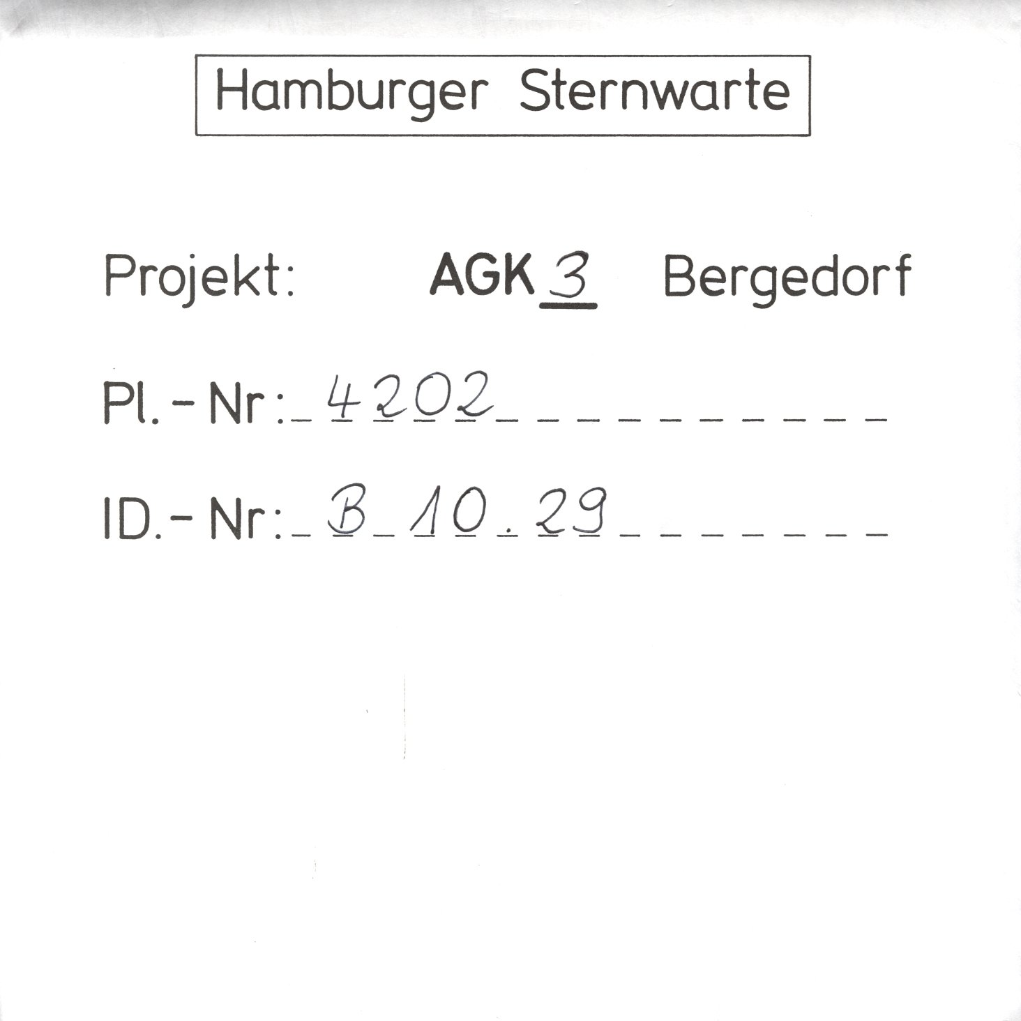 Plate envelope