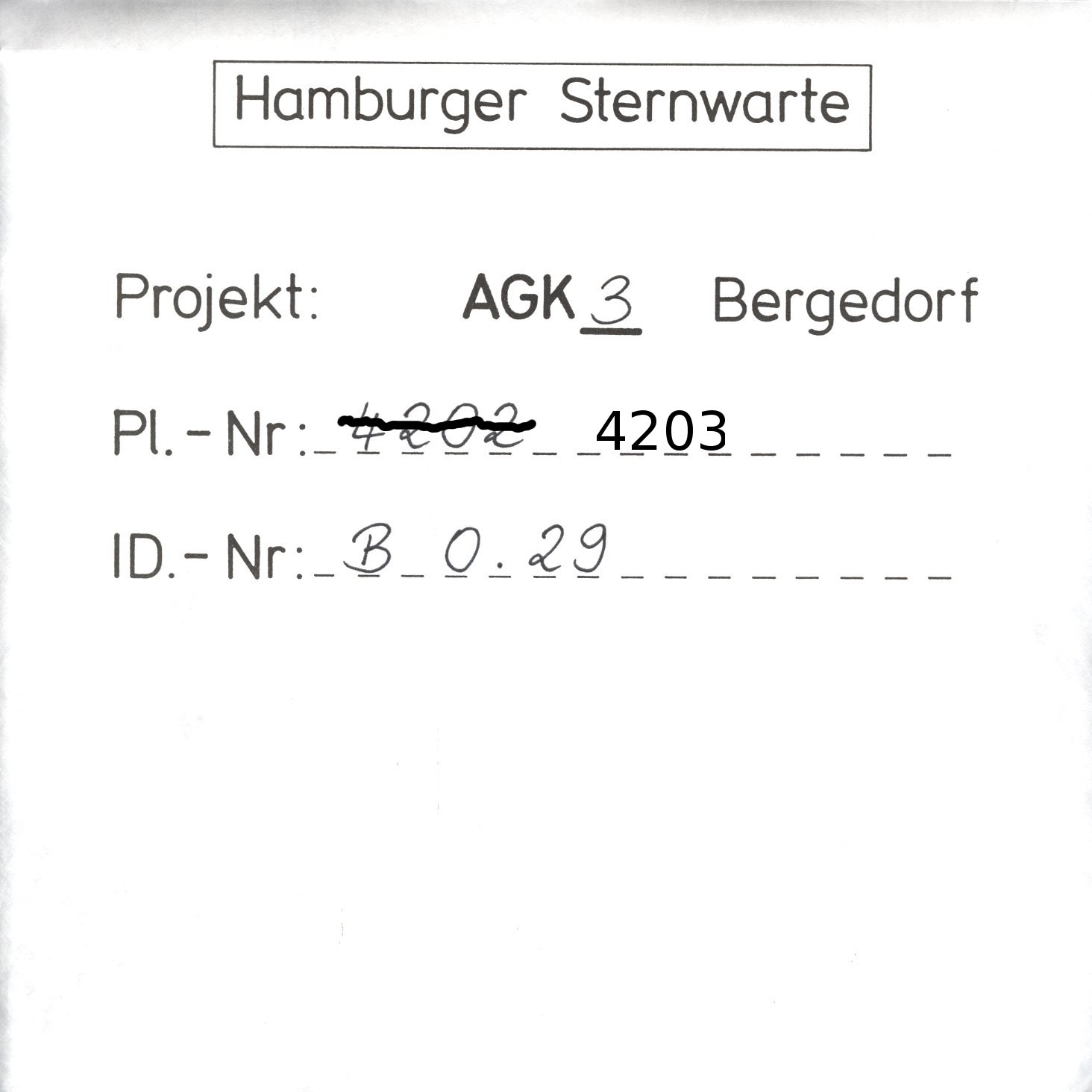 Plate envelope