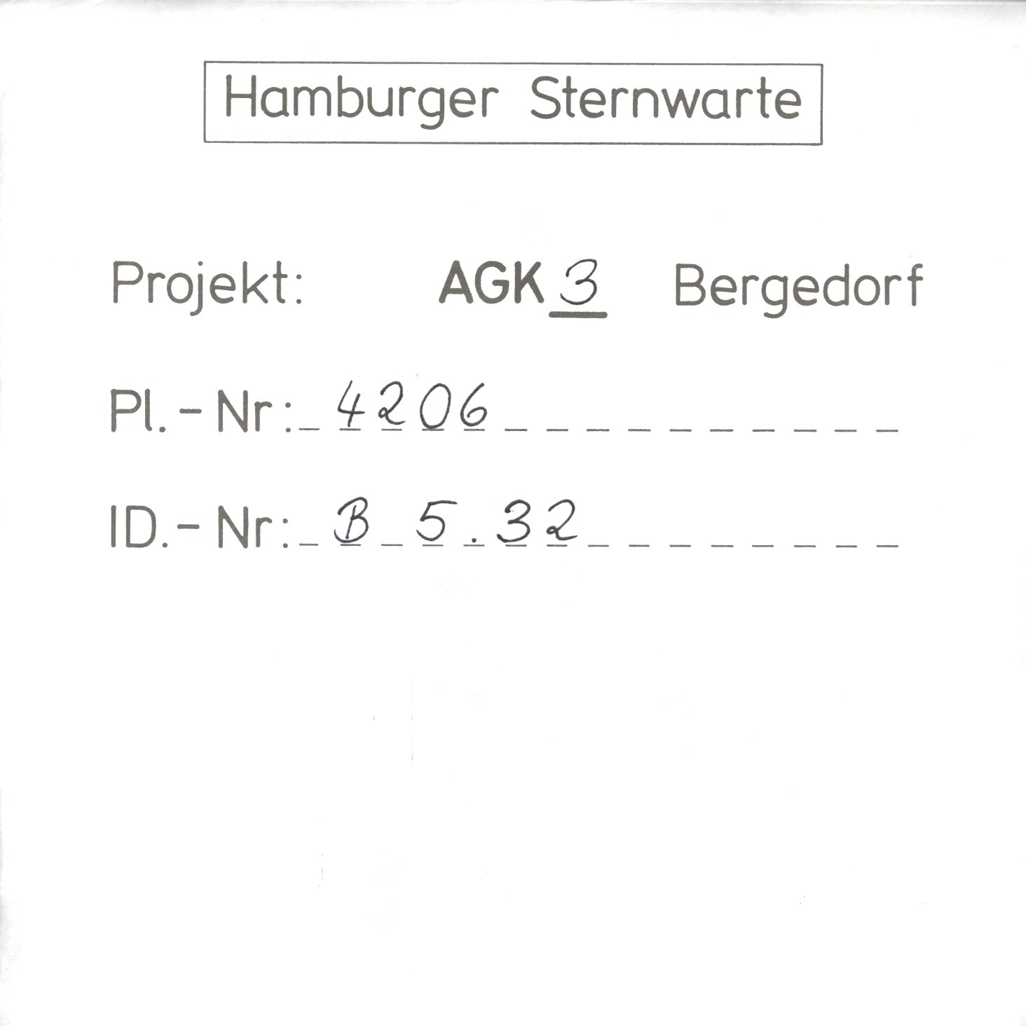 Plate envelope