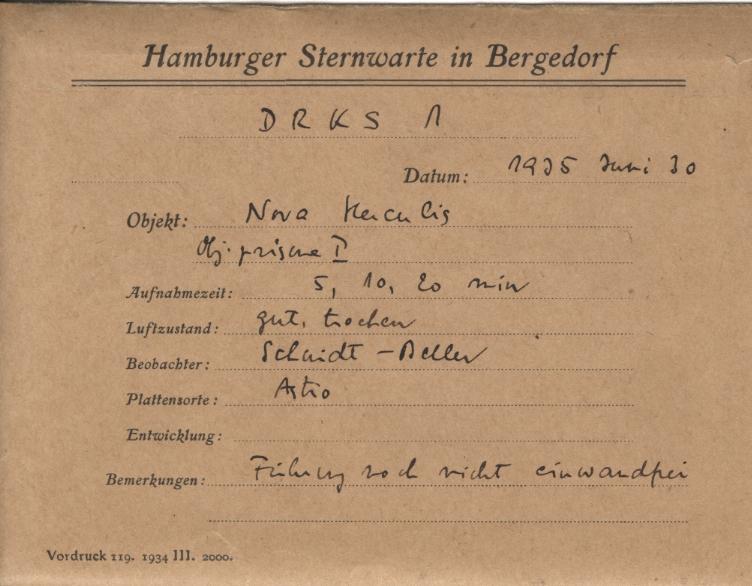 Plate envelope
