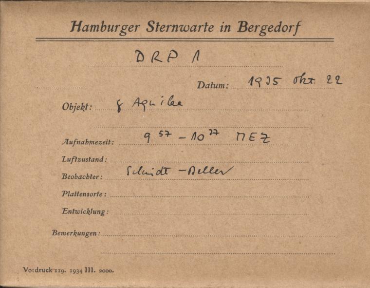 Plate envelope