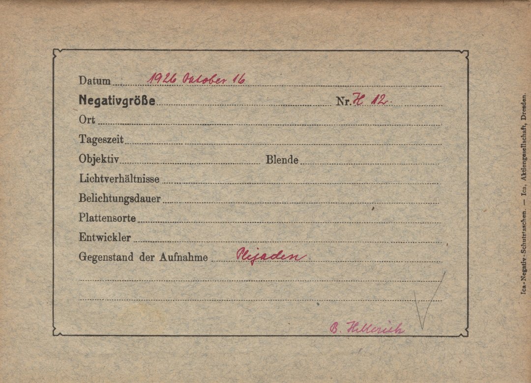 Plate envelope
