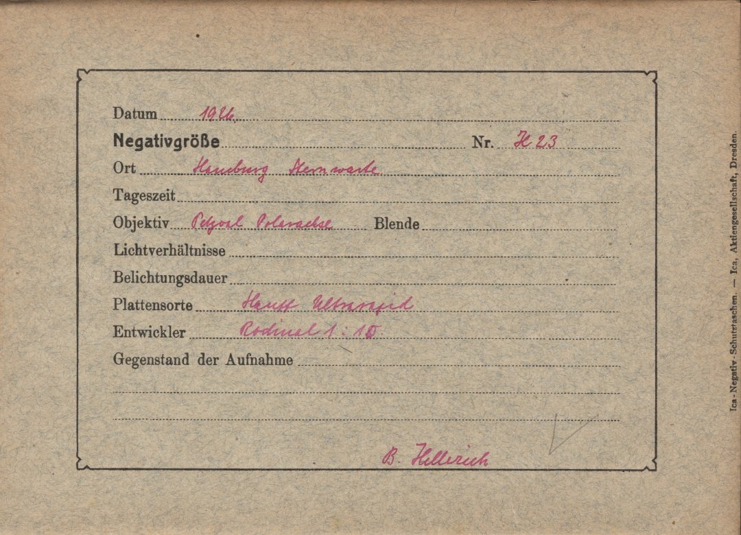 Plate envelope