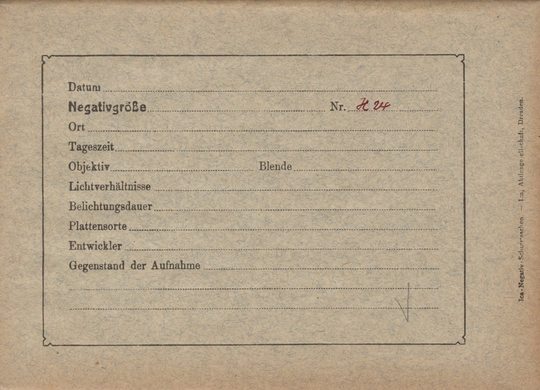 Plate envelope