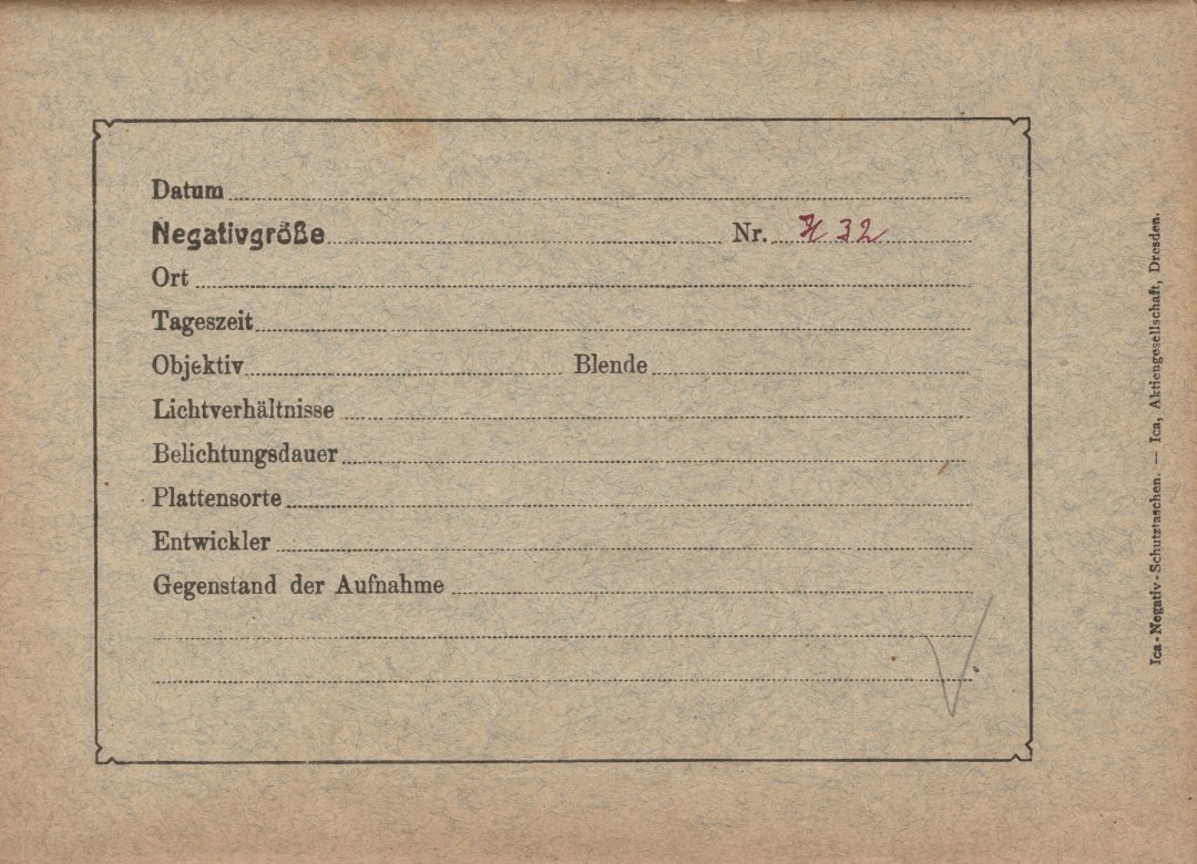 Plate envelope