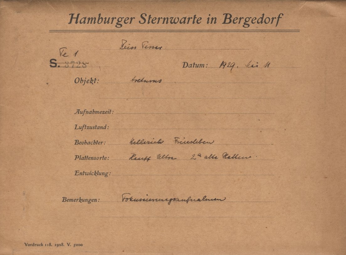 Plate envelope