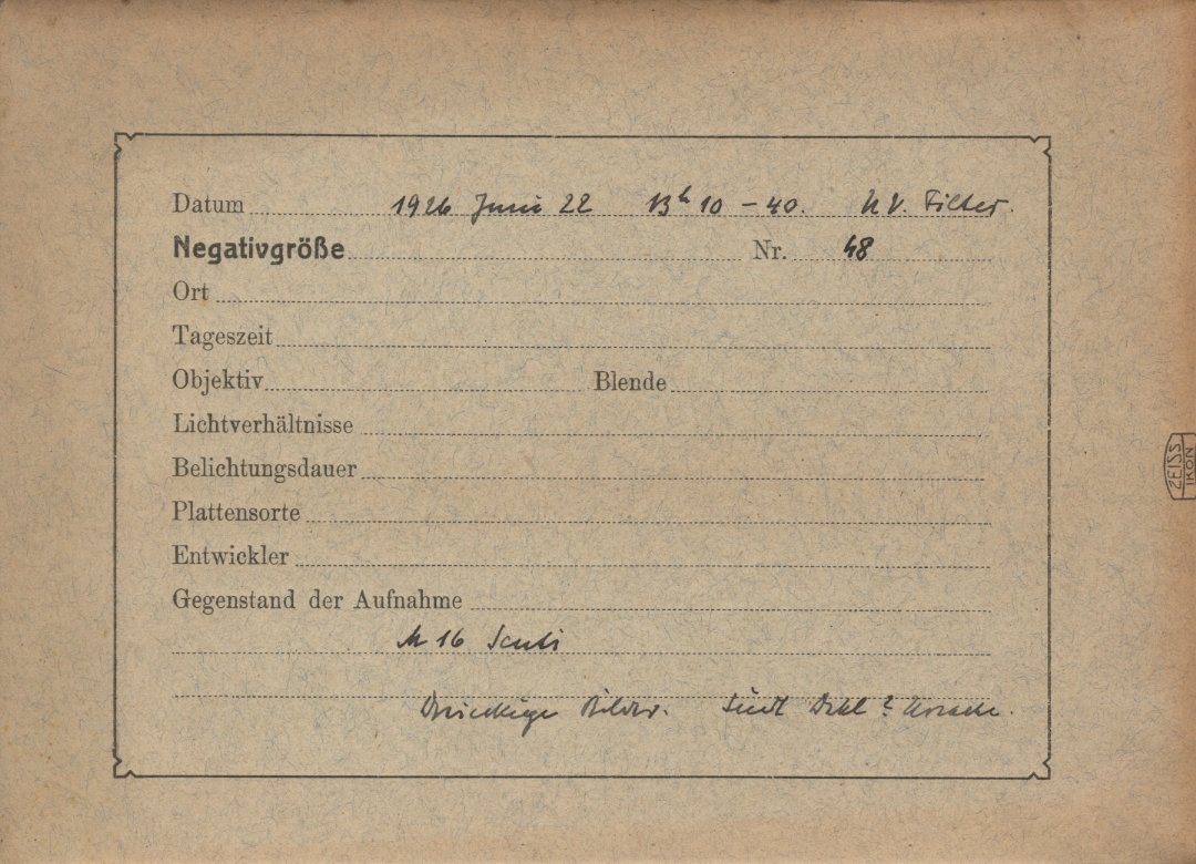 Plate envelope