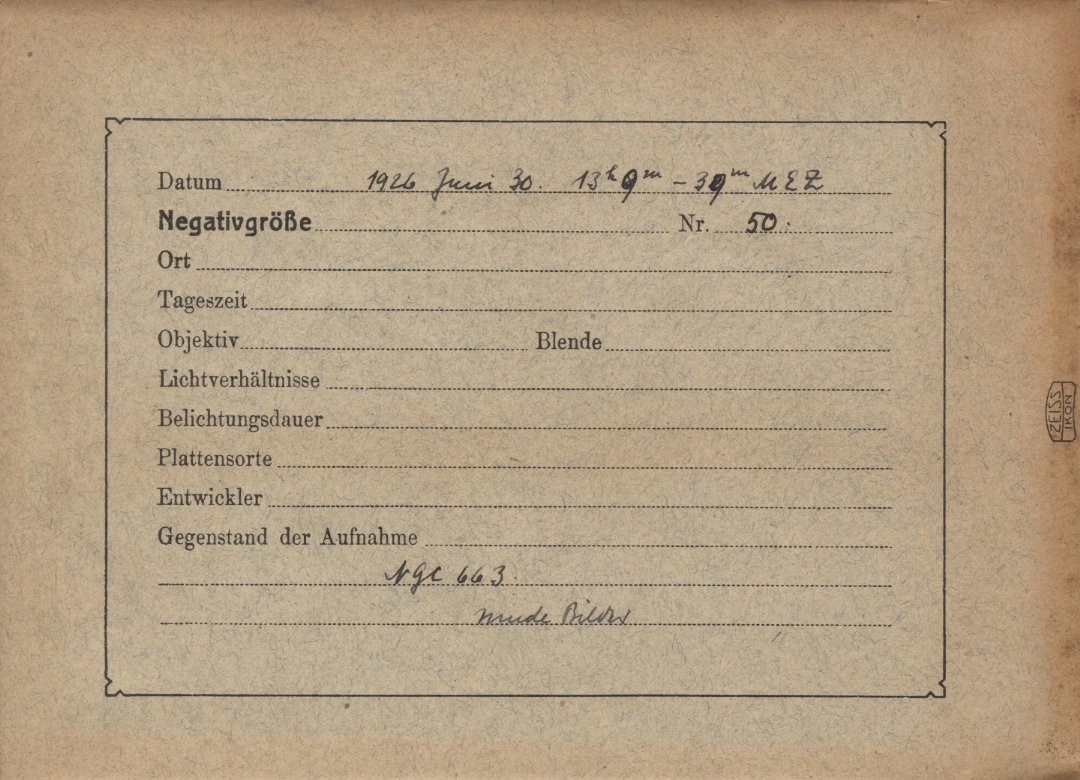 Plate envelope