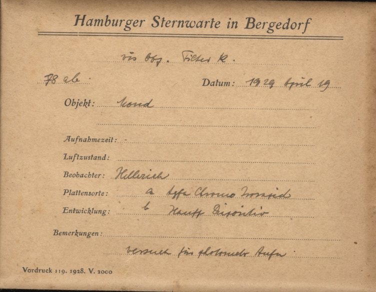 Plate envelope