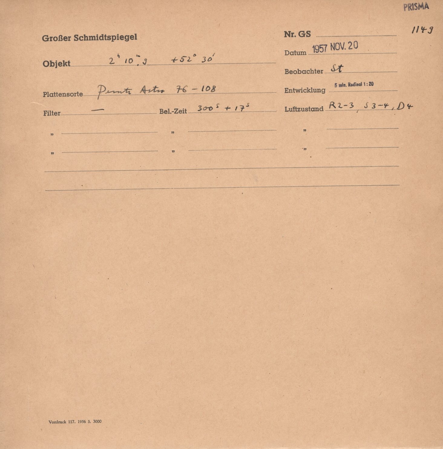 Plate envelope