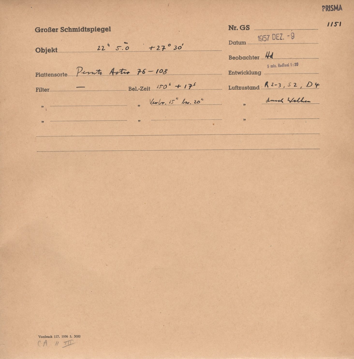Plate envelope