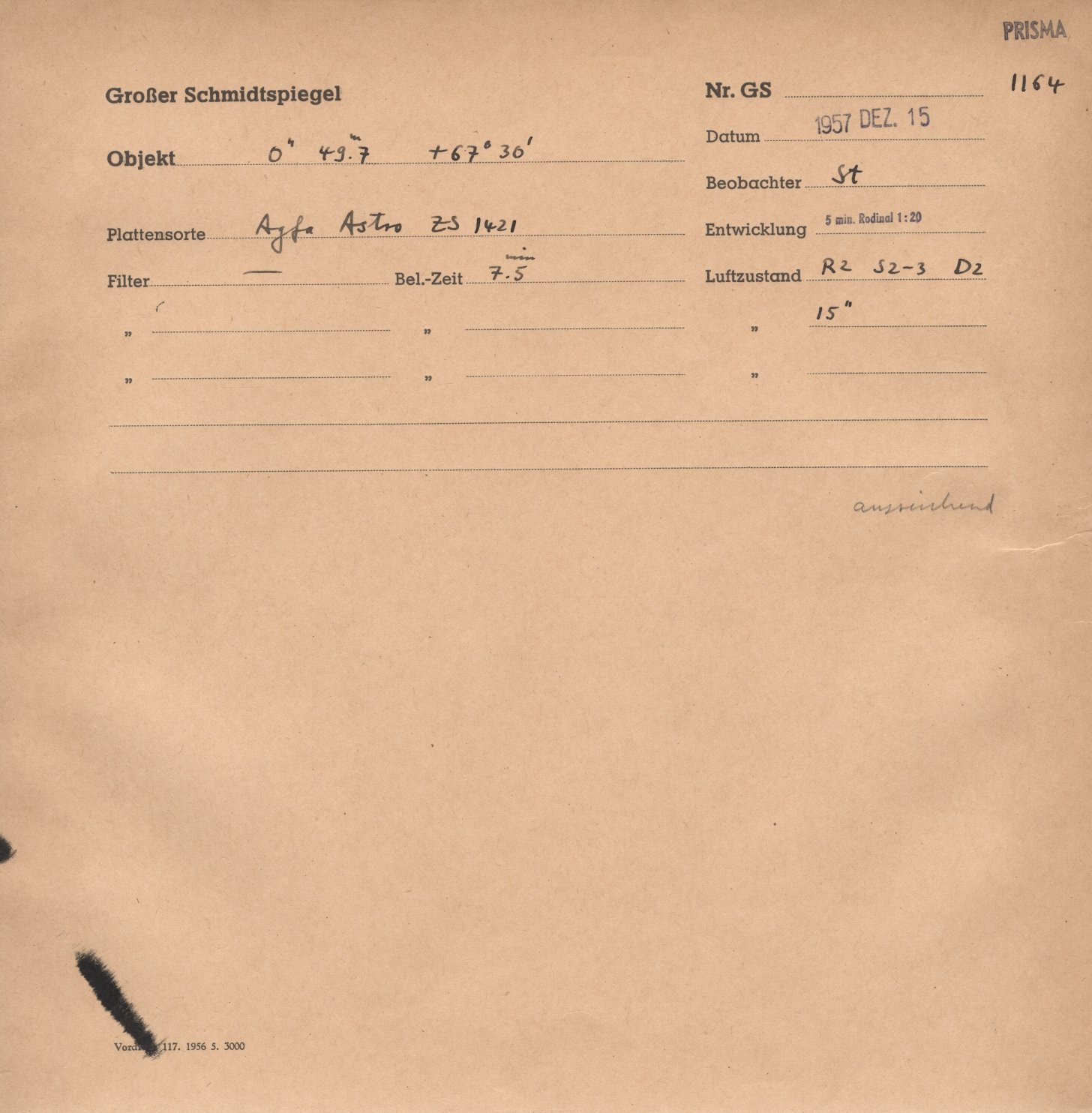 Plate envelope