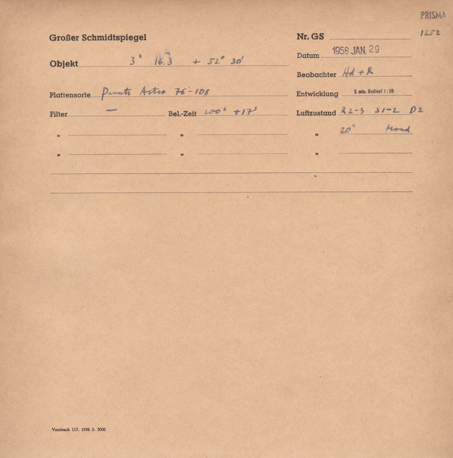 Plate envelope
