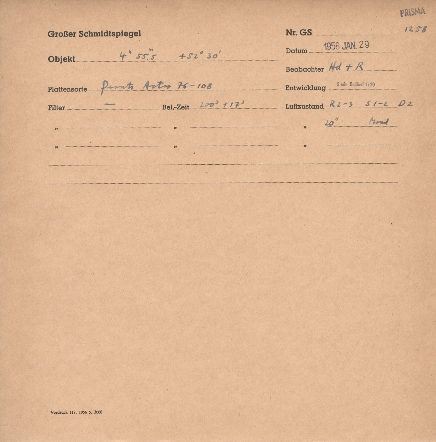 Plate envelope