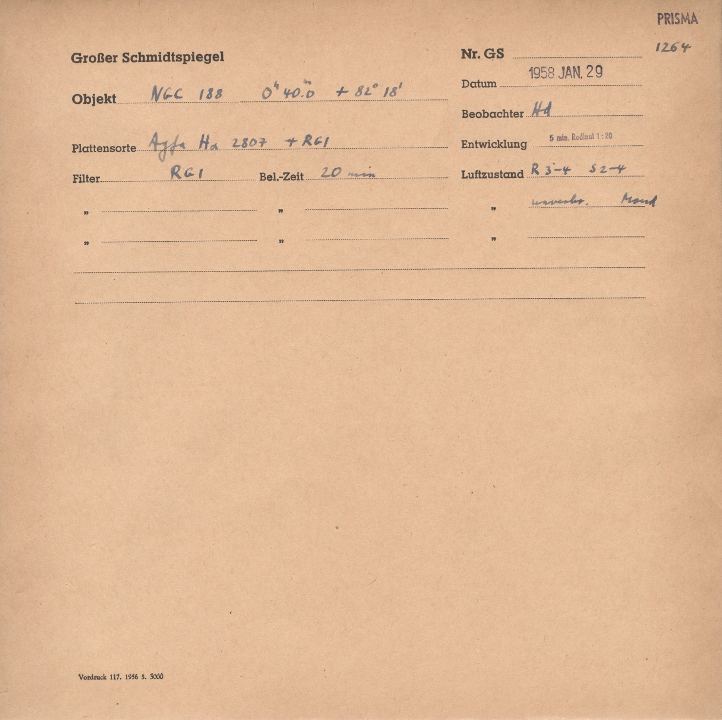 Plate envelope