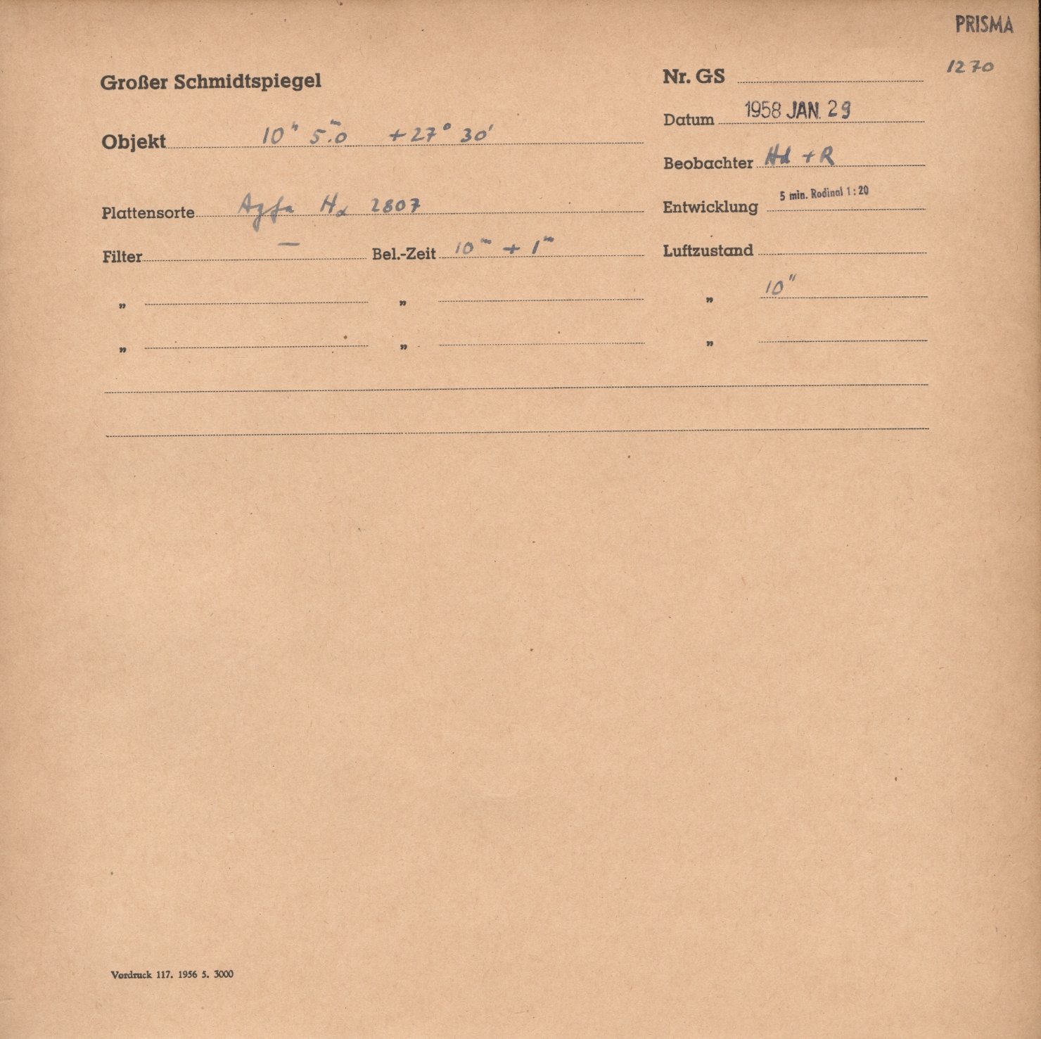 Plate envelope