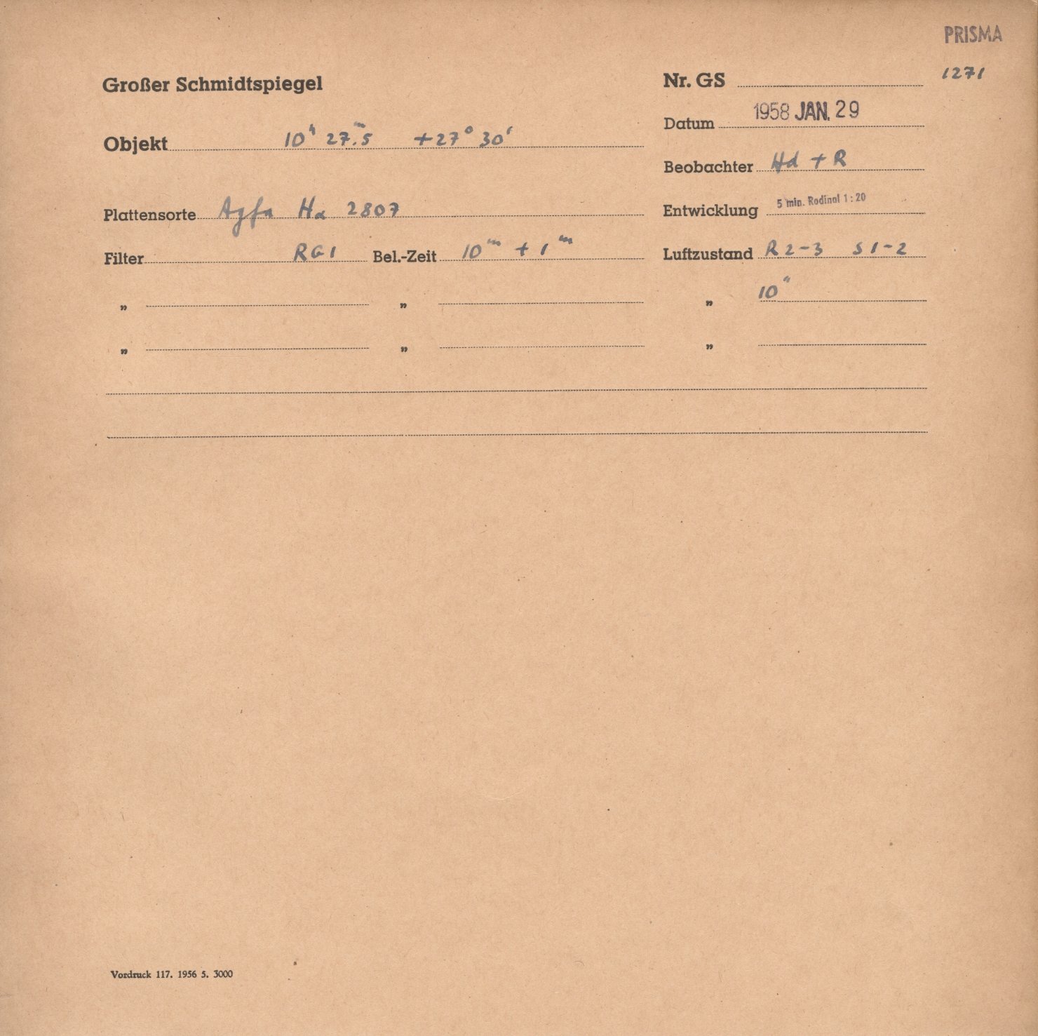 Plate envelope