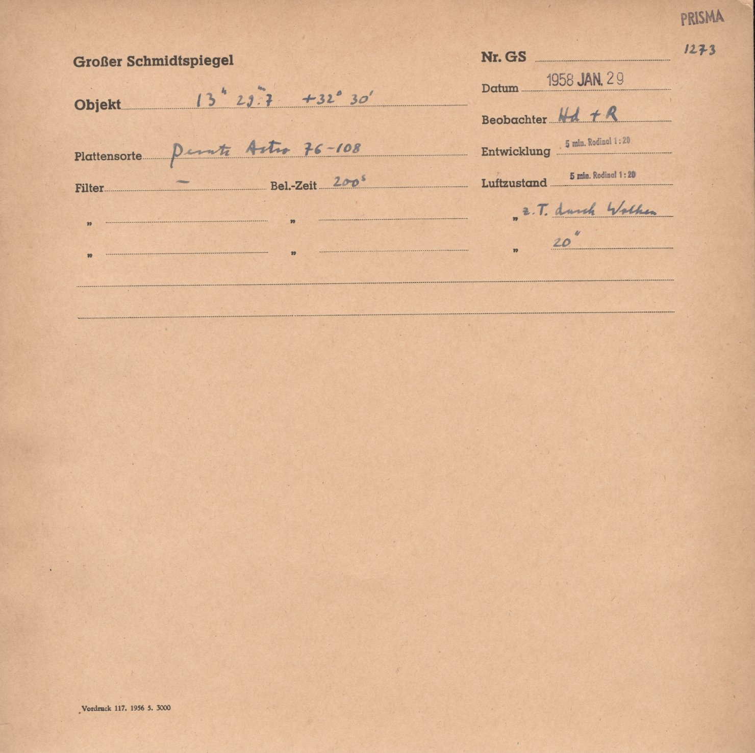 Plate envelope