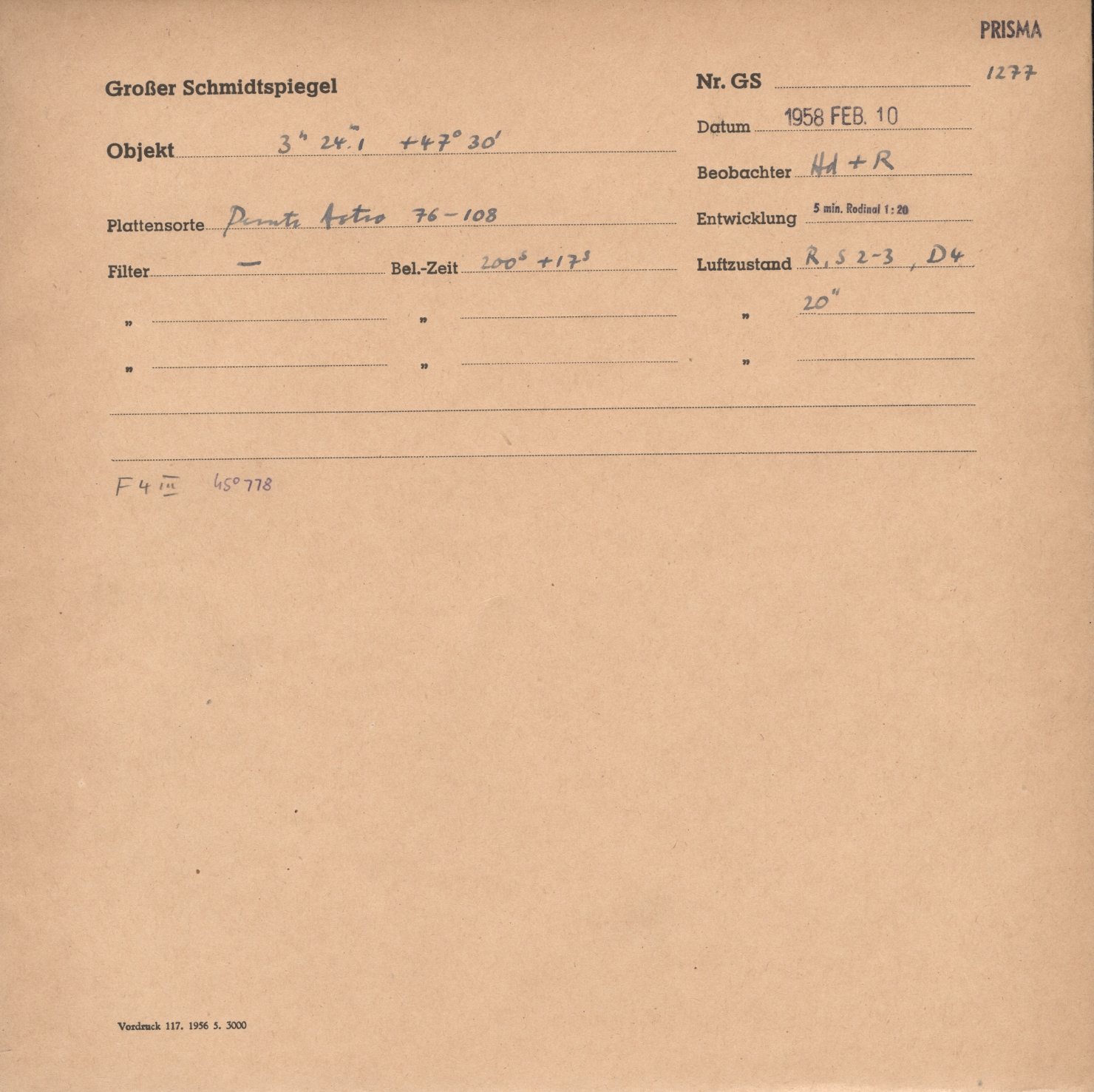 Plate envelope