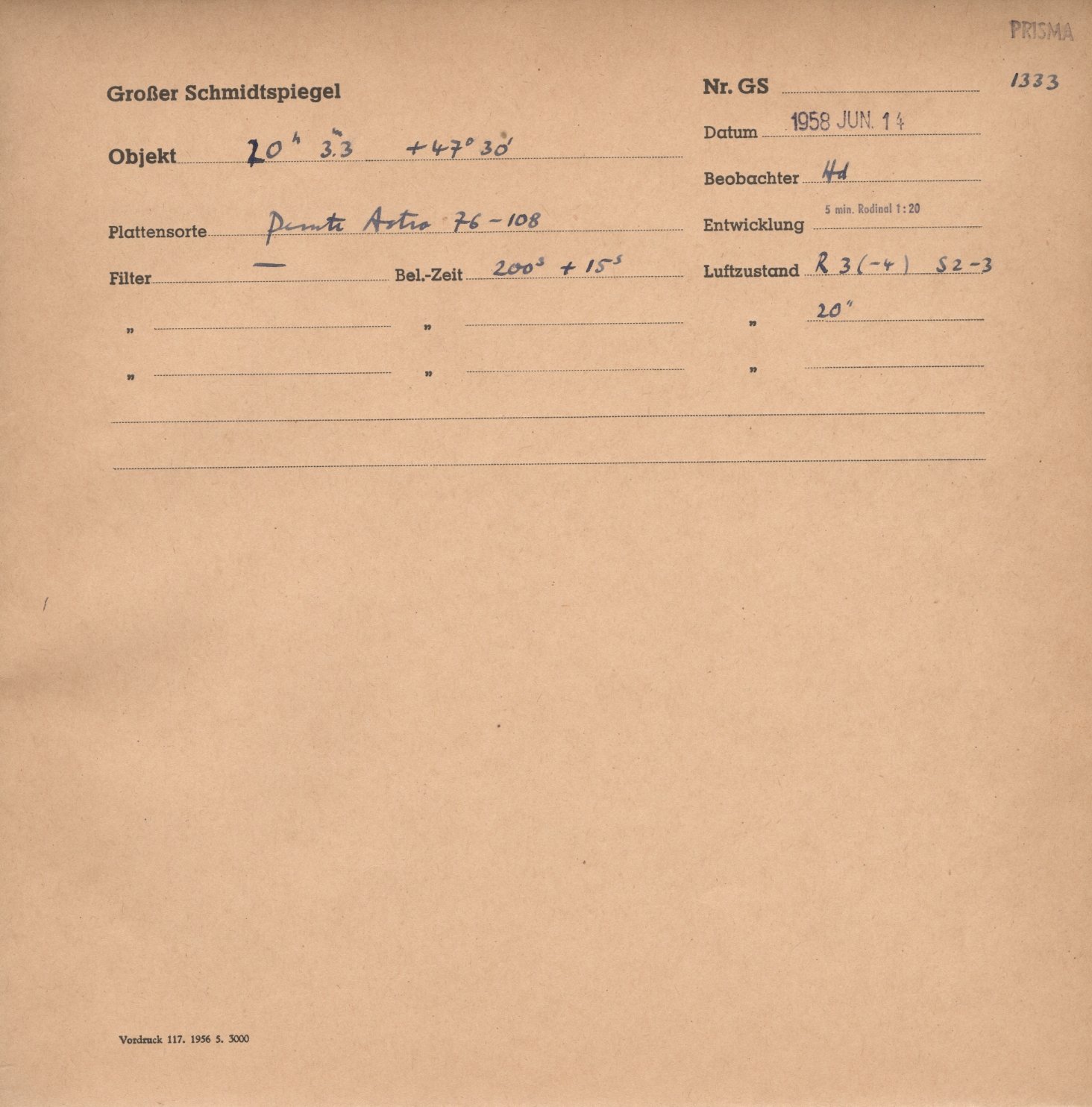 Plate envelope