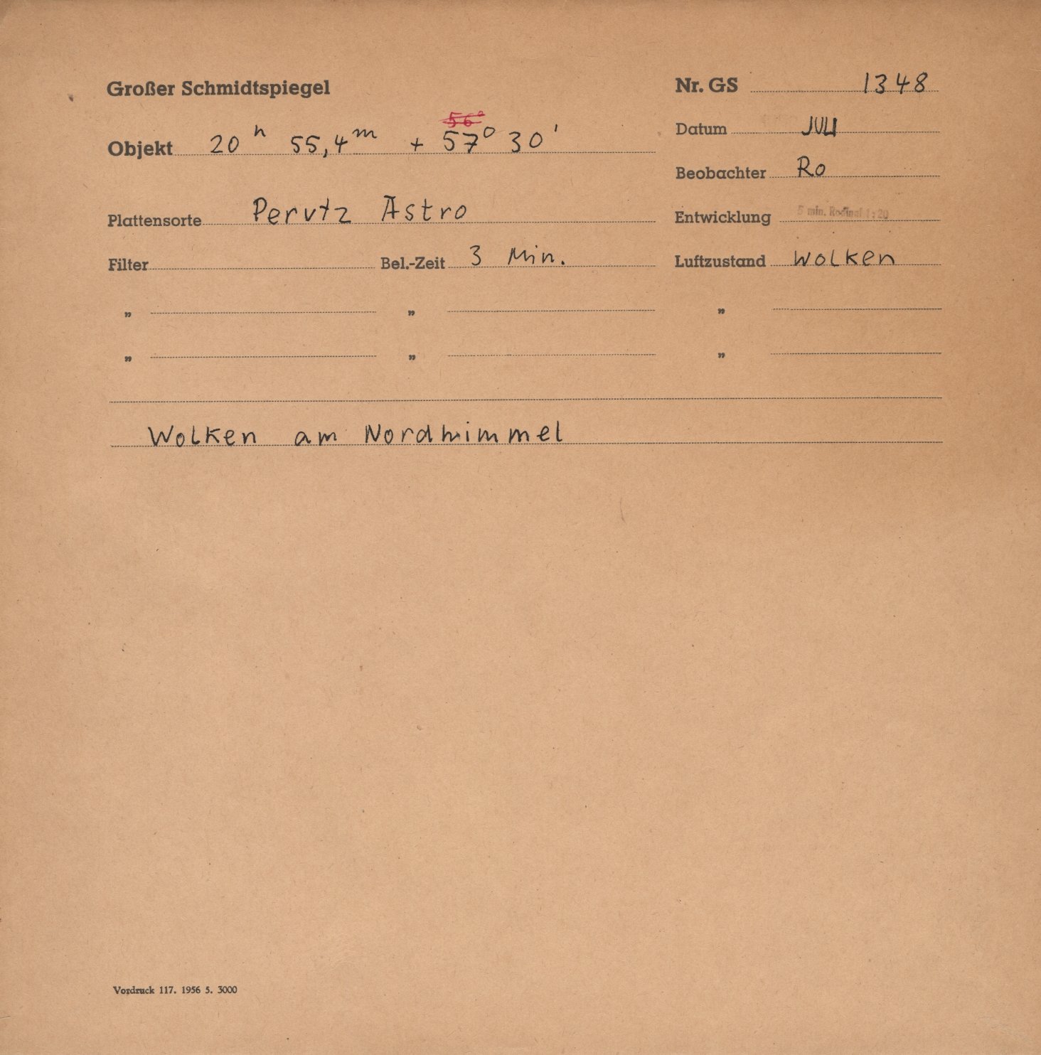 Plate envelope