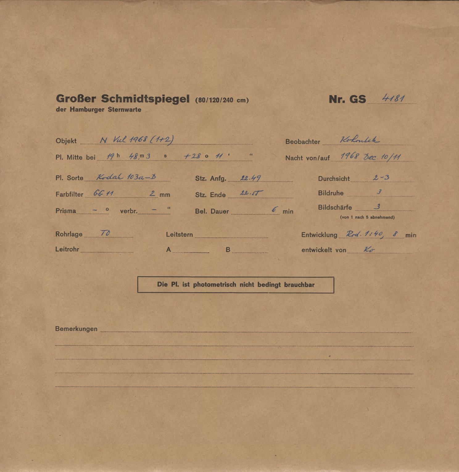 Logpage