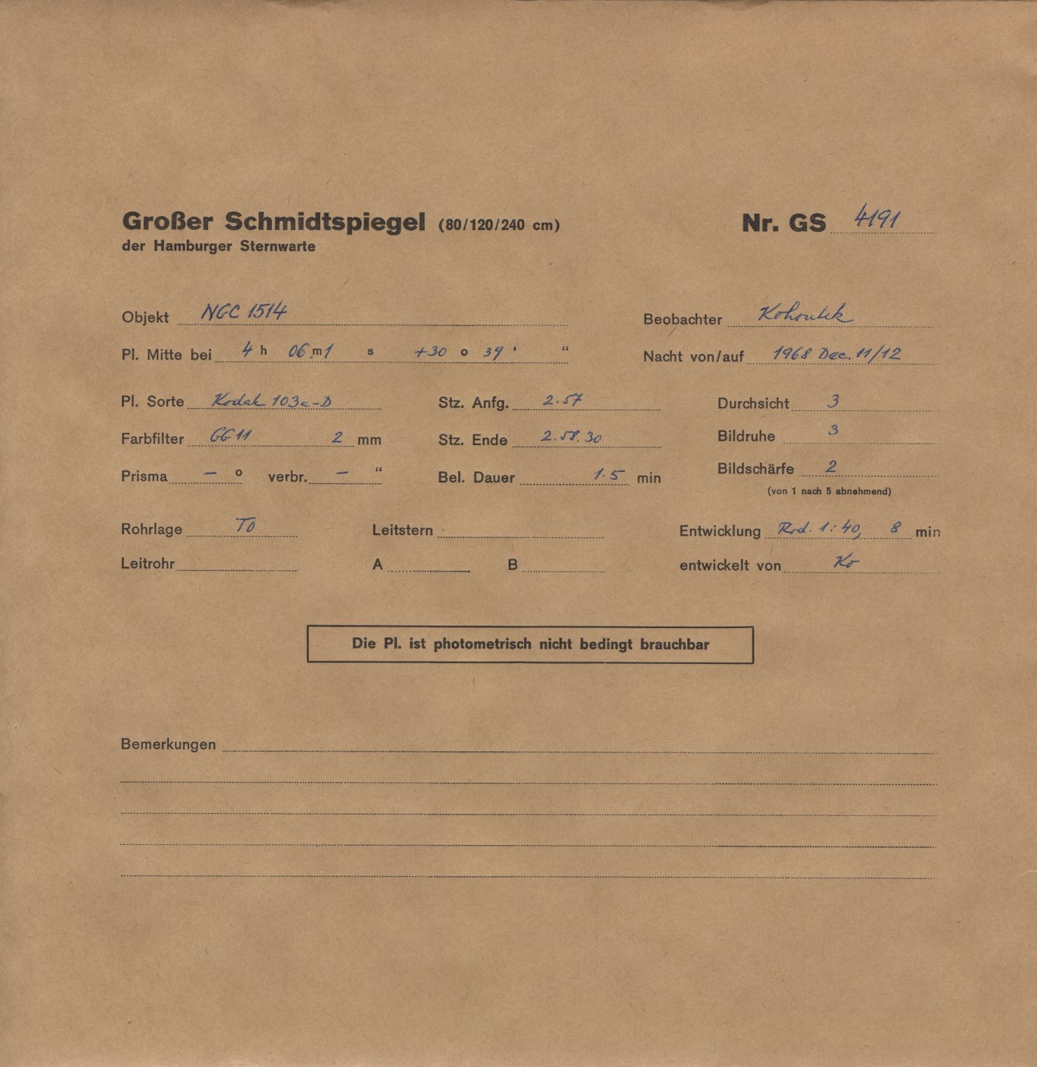 Logpage