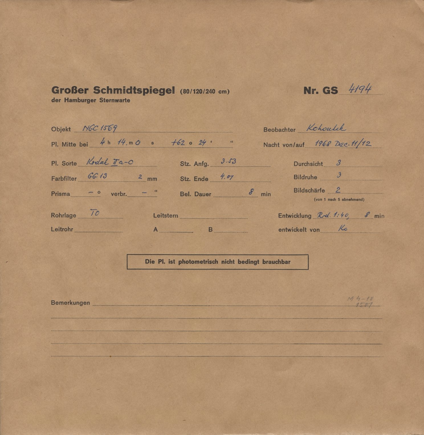 Logpage