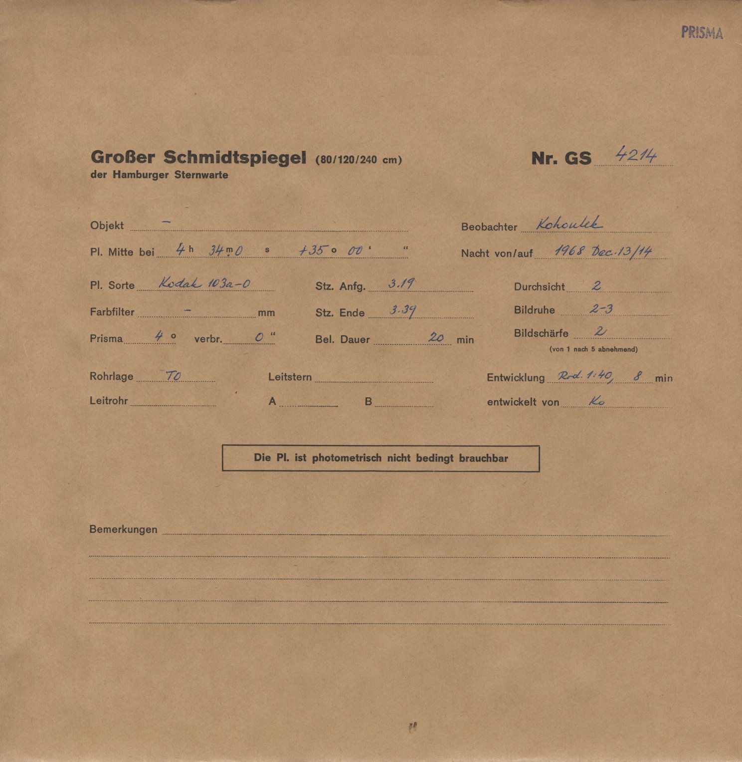 Logpage