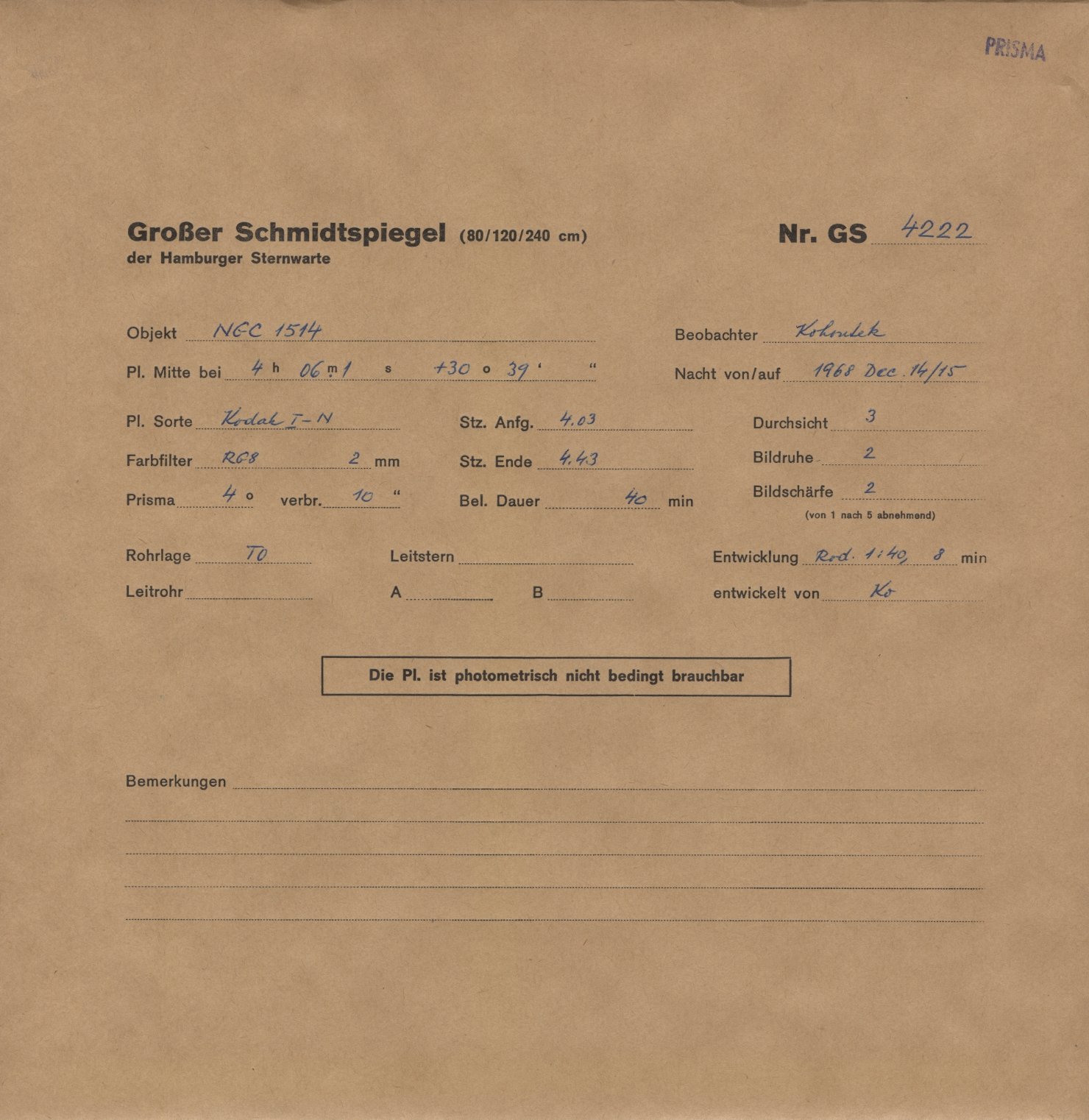 Logpage