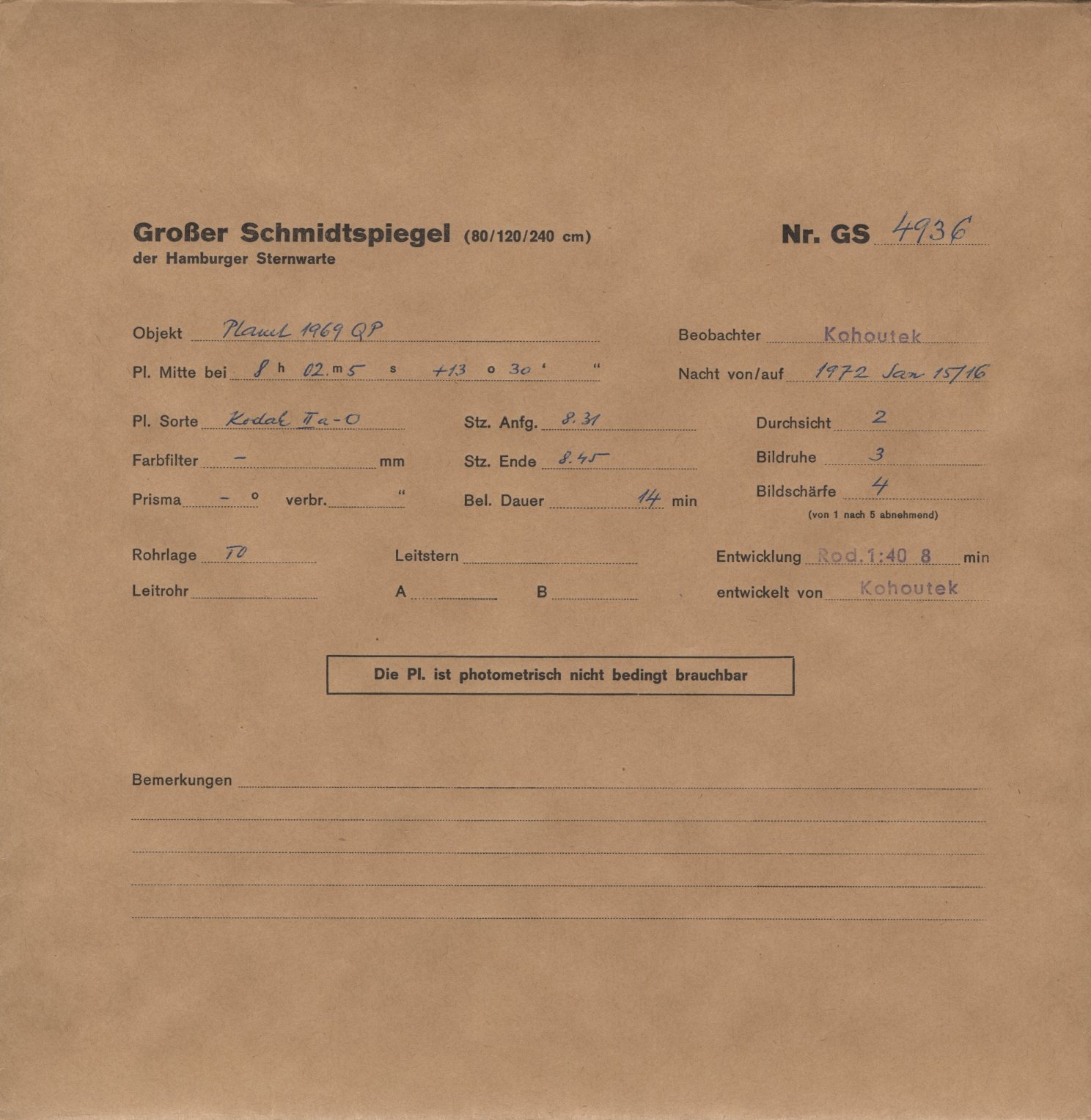 Logpage