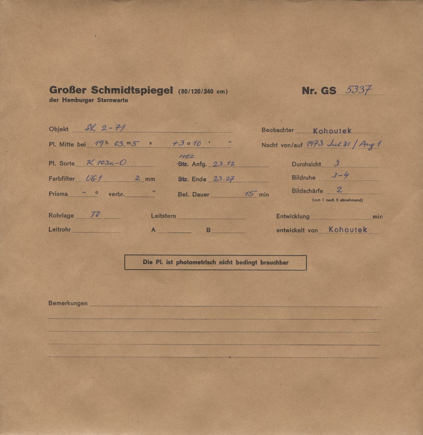 Logpage