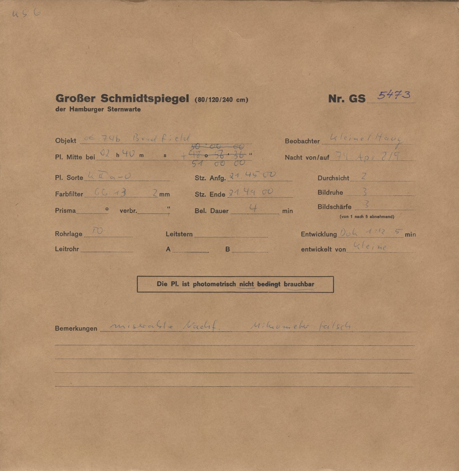 Logpage