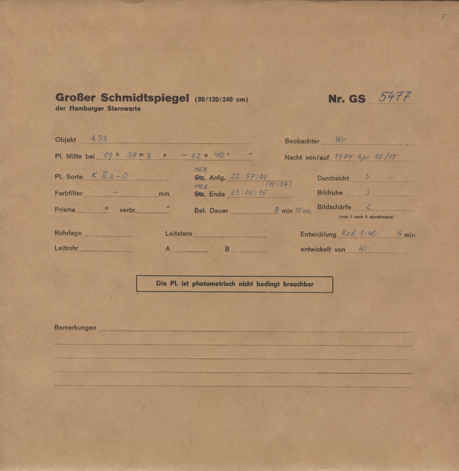 Logpage