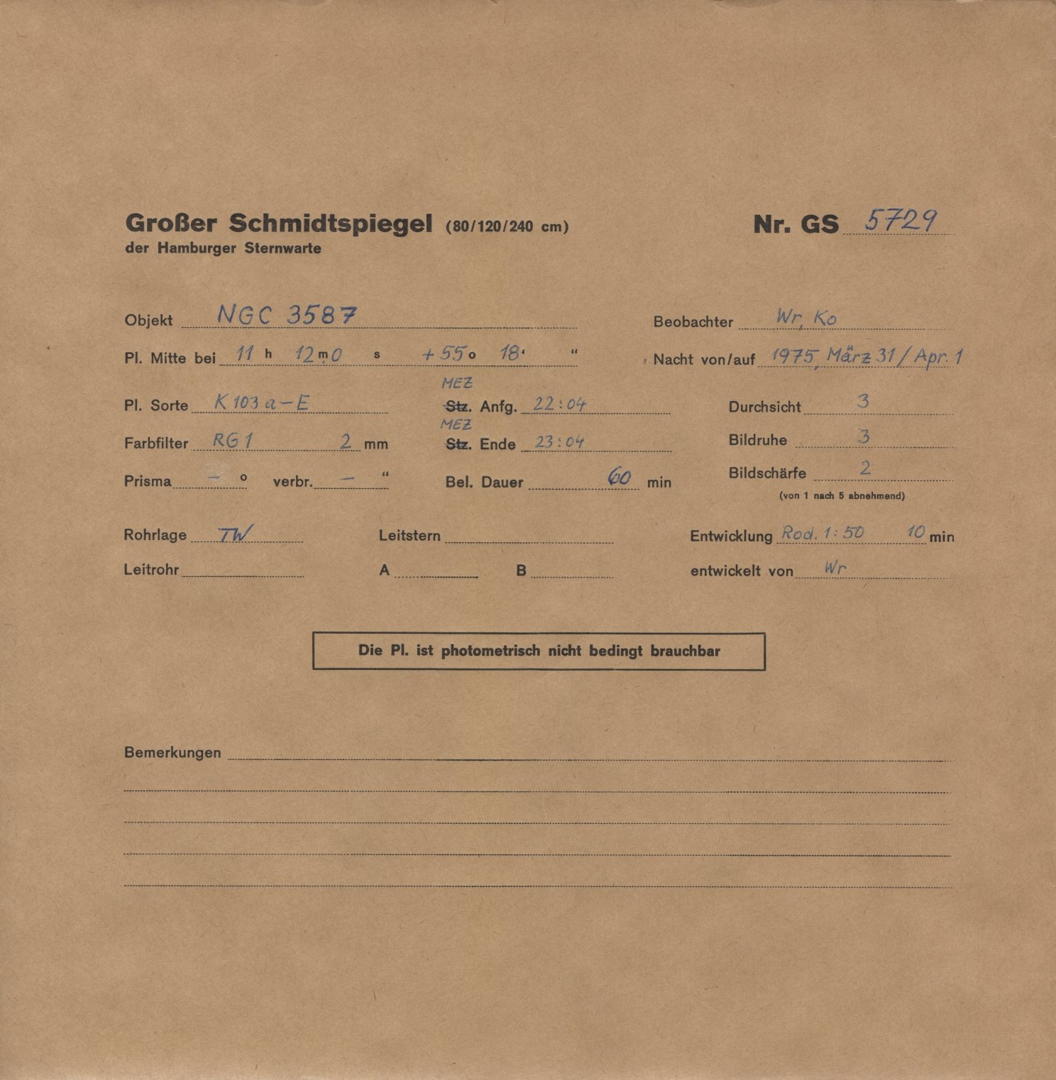 Logpage
