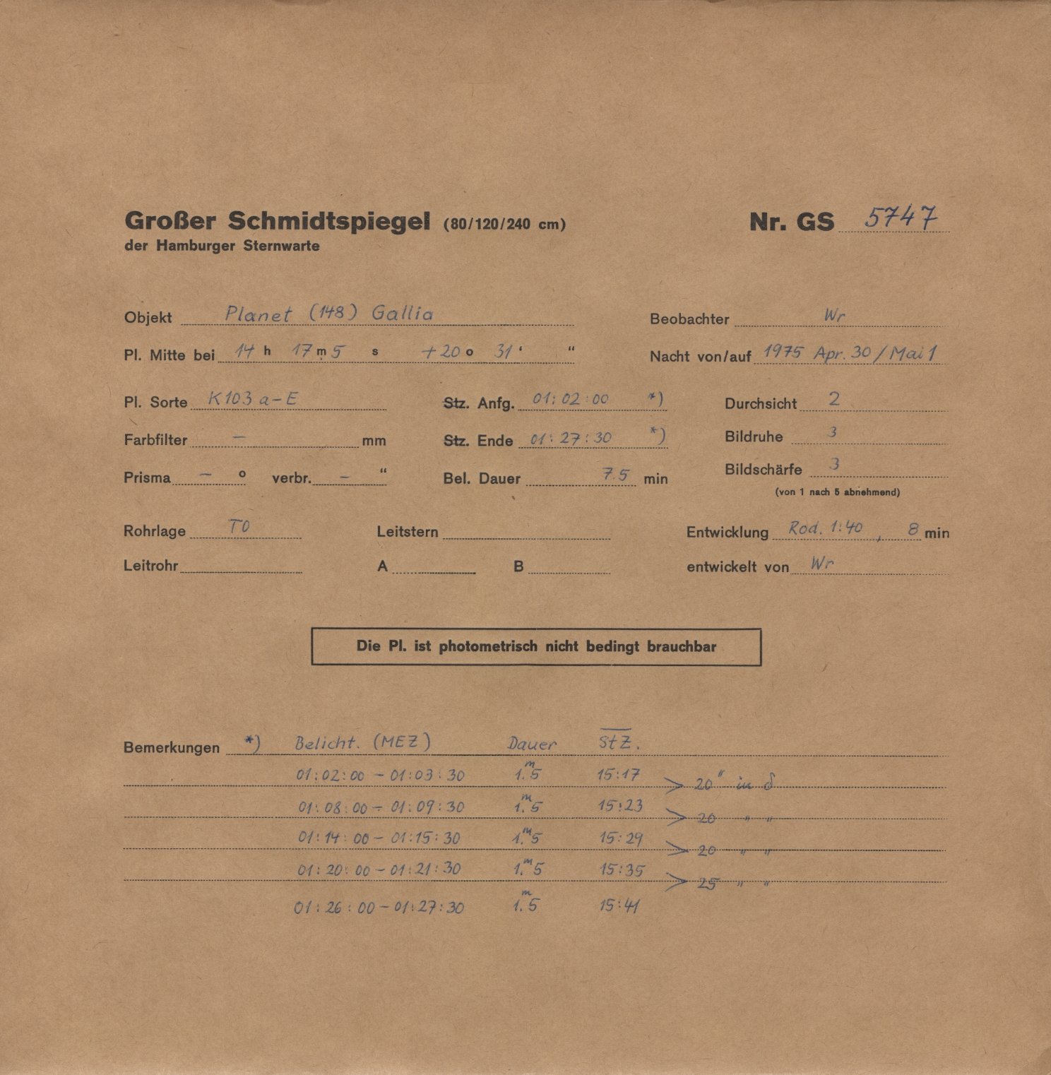 Logpage