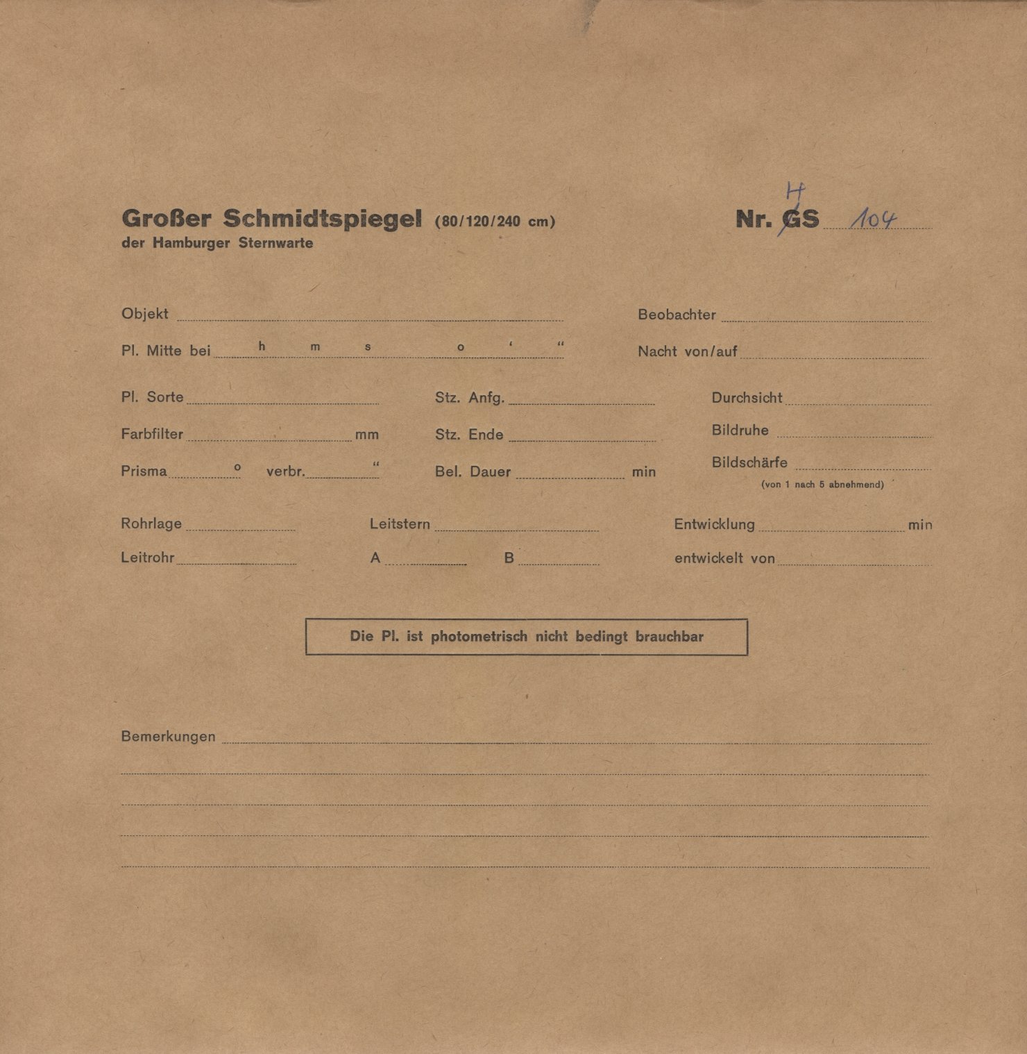 Logpage