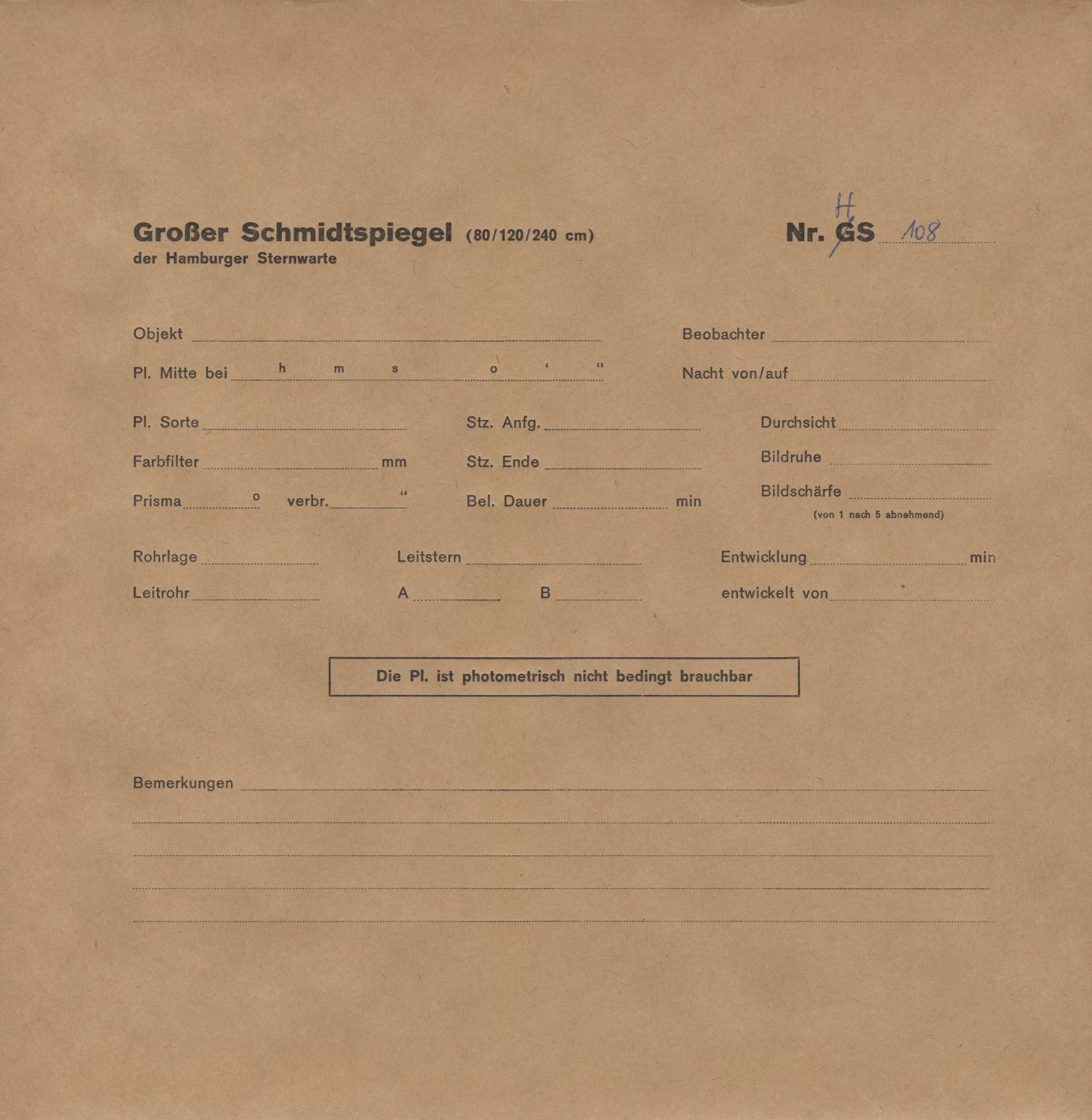 Logpage