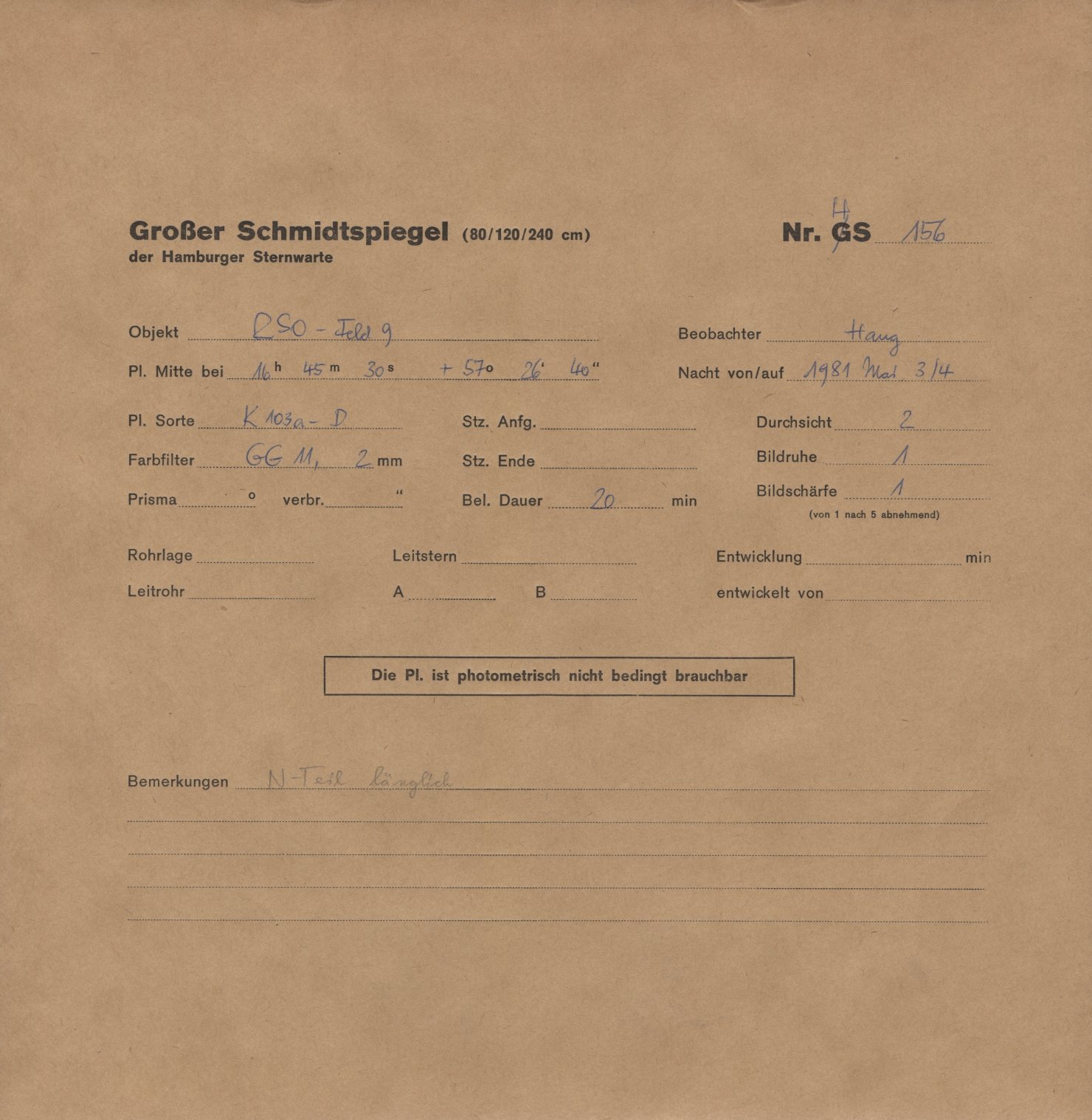 Logpage