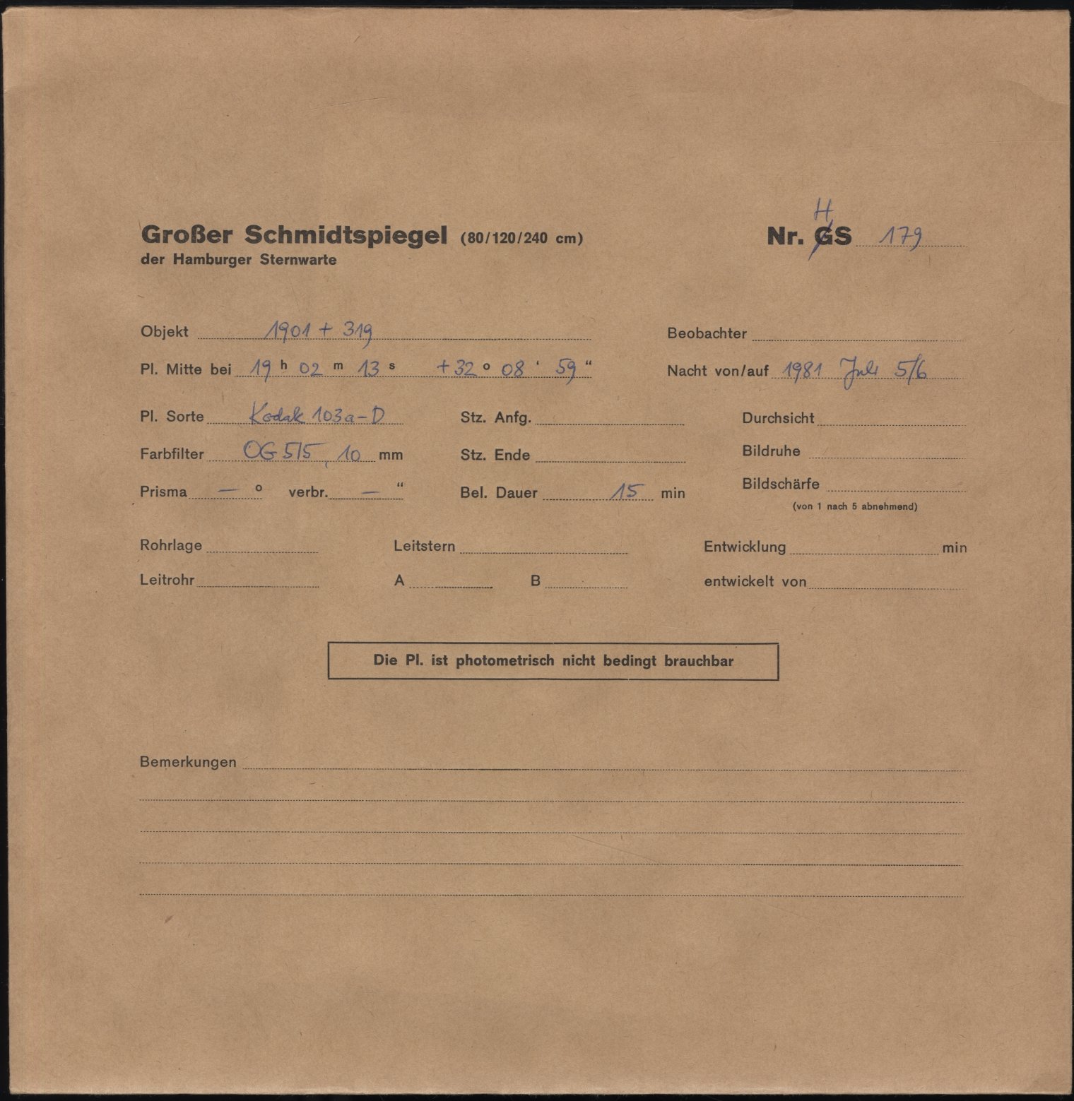 Logpage