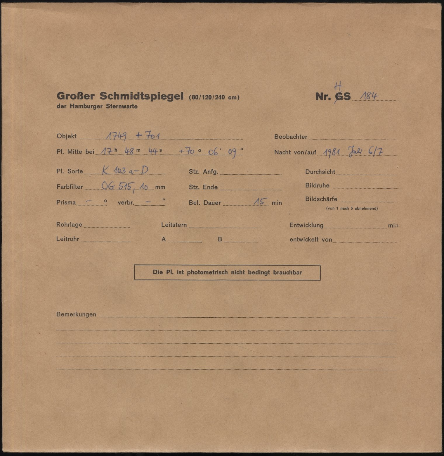 Logpage